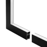 GLOBOSTAR® ALP-CORNER-IN90 LUMILINE 61770 Επιφανειακό / Κρεμαστό Προφίλ Αλουμινίου Γωνία με Λευκό Γαλακτερό Πατητό Κάλυμμα για Ταινίες LED IP20 - Μαύρο Ματ - Μ30 x Π3.5 x Υ7cm - Image 3