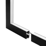 GLOBOSTAR® ALP-CORNER-IN90 LUMILINE 61770 Επιφανειακό / Κρεμαστό Προφίλ Αλουμινίου Γωνία με Λευκό Γαλακτερό Πατητό Κάλυμμα για Ταινίες LED IP20 - Μαύρο Ματ - Μ30 x Π3.5 x Υ7cm - Image 4
