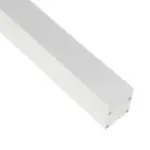 GLOBOSTAR® ALP-LINEAR BRIGHTRAIL 61774-3M Επιφανειακό / Κρεμαστό / Επιτοίχιο Προφίλ Αλουμινίου με Λευκό Γαλακτερό Πατητό Κάλυμμα για Ταινίες LED IP20 - Λευκό Ματ - Μ300 x Π5 x Υ7.5cm - Image 4