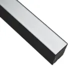 GLOBOSTAR® ALP-LINEAR BRIGHTRAIL 61775-3M Επιφανειακό / Κρεμαστό / Επιτοίχιο Προφίλ Αλουμινίου με Λευκό Γαλακτερό Πατητό Κάλυμμα για Ταινίες LED IP20 - Μαύρο Ματ - Μ300 x Π5 x Υ7.5cm - Image 4