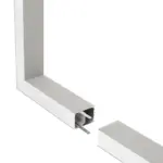 GLOBOSTAR® ALP-CORNER-SIDE90 BRIGHTRAIL 61779 Επιφανειακό / Κρεμαστό Προφίλ Αλουμινίου Γωνία με Λευκό Γαλακτερό Πατητό Κάλυμμα για Ταινίες LED IP20 - Γκρι Ανθρακί Ματ - Μ30 x Π5 x Υ7.5cm - Image 4