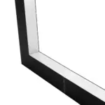 GLOBOSTAR® ALP-CORNER-IN90 BRIGHTRAIL 61781 Επιφανειακό / Κρεμαστό Προφίλ Αλουμινίου Γωνία με Λευκό Γαλακτερό Πατητό Κάλυμμα για Ταινίες LED IP20 - Μαύρο Ματ - Μ30 x Π5 x Υ7.5cm - Image 5
