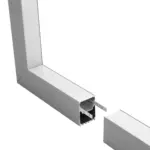 GLOBOSTAR® ALP-CORNER-IN90 BRIGHTRAIL 61782 Επιφανειακό / Κρεμαστό Προφίλ Αλουμινίου Γωνία με Λευκό Γαλακτερό Πατητό Κάλυμμα για Ταινίες LED IP20 - Γκρι Ανθρακί Ματ - Μ30 x Π5 x Υ7.5cm - Image 4