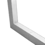 GLOBOSTAR® ALP-CORNER-IN90 BRIGHTRAIL 61782 Επιφανειακό / Κρεμαστό Προφίλ Αλουμινίου Γωνία με Λευκό Γαλακτερό Πατητό Κάλυμμα για Ταινίες LED IP20 - Γκρι Ανθρακί Ματ - Μ30 x Π5 x Υ7.5cm - Image 5