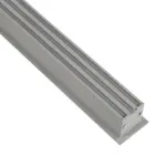 GLOBOSTAR® ALP-LINEAR RECESSA 61787-3M Χωνευτό Προφίλ Αλουμινίου με Λευκό Γαλακτερό Πατητό Κάλυμμα για Ταινίες LED IP20 - Γκρι Ανθρακί Ματ - Μ300 x Π3.5 x Υ4cm - Image 5
