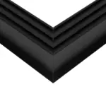 GLOBOSTAR® ALP-CORNER-SIDE90 RECESSA 61789 Χωνευτό Προφίλ Αλουμινίου Γωνία με Λευκό Γαλακτερό Πατητό Κάλυμμα για Ταινίες LED IP20 - Μαύρο Ματ - Μ30 x Π3.5 x Υ4cm - Image 6