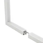 GLOBOSTAR® ALP-CORNER-IN90 RECESSA 61791 Χωνευτό Προφίλ Αλουμινίου Γωνία με Λευκό Γαλακτερό Πατητό Κάλυμμα για Ταινίες LED IP20 - Λευκό Ματ - Μ30 x Π3.5 x Υ4cm - Image 4