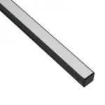 GLOBOSTAR® ALP-LINEAR GLOWTRACK 61797-3M Επιφανειακό Προφίλ Αλουμινίου με Λευκό Γαλακτερό Πατητό Κάλυμμα για Ταινίες LED IP20 - Μαύρο Ματ - Μ300 x Π2 x Υ2cm - Πακέτο 5 Τεμαχίων - Image 4