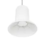 GLOBOSTAR® ROMINA 62002 Μοντέρνο Κρεμαστό Φωτιστικό Οροφής με Ντουί 1 x E27 AC 220-240V IP20 - Λευκό - Μ40 x Π40 x Υ42.5cm - Image 5