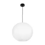 GLOBOSTAR® ROMINA 62004 Μοντέρνο Κρεμαστό Φωτιστικό Οροφής με Ντουί 1 x E27 AC 220-240V IP20 - Λευκό - Μ40 x Π40 x Υ37cm - Image 3