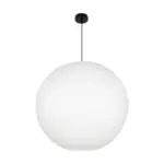 GLOBOSTAR® ROMINA 62005 Μοντέρνο Κρεμαστό Φωτιστικό Οροφής με Ντουί 1 x E27 AC 220-240V IP20 - Λευκό - Μ60 x Π60 x Υ55cm - Image 3