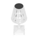GLOBOSTAR® CRYSTAL 62042 Μοντέρνο Επιτραπέζιο Φωτιστικό Πορτατίφ LED 1W 100lm 360° DC 5V USB-C με Επαναφορτιζόμενη Μπαταρία Li-ion 3.7V 1600mAh IP44 Πολύχρωμο RGBW με Χειριστήριο Dimmable - Sanan SMD Chip - Διάφανο - Μ11.5 x Π11.5 x Υ25.5cm - 3 Χρόνια Εγγύηση - Image 5