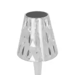 GLOBOSTAR® CRYSTAL 62042 Μοντέρνο Επιτραπέζιο Φωτιστικό Πορτατίφ LED 1W 100lm 360° DC 5V USB-C με Επαναφορτιζόμενη Μπαταρία Li-ion 3.7V 1600mAh IP44 Πολύχρωμο RGBW με Χειριστήριο Dimmable - Sanan SMD Chip - Διάφανο - Μ11.5 x Π11.5 x Υ25.5cm - 3 Χρόνια Εγγύηση - Image 6