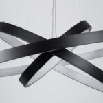 kelvo® NEMESIS KLV-101-0220-V2 Κρεμαστό Φωτιστικό Οροφής LED 120W 12000lm 180° AC 220-240V IP20 Ρυθμιζόμενο Λευκό CCT με Χειριστήριο από 2700K έως 6000K Dimmable - Lumileds SMD Chip - Μαύρο Ματ - Μ80 x Π80 x Υ80cm - 3 Χρόνια Εγγύηση - Image 4