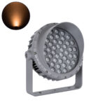 GLOBOSTAR® FLOODMENA 90338 Προβολέας Σποτ Wall Washer με Αντιθαμβωτική Γρίλια LED 48W 4080lm 30° AC 220-240V Αδιάβροχο IP67 Ultra Θερμό Λευκό 2200K - Bridgelux SMD Chip - Γκρι Ανθρακί - Μ26 x Π20 x Υ28.5cm - 3 Χρόνια Εγγύηση - Image 2