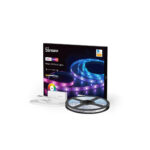 GloboStar® 80099 SONOFF L3-5M-PRO RGBIC Digital IC RGB Smart LED Strip Light WiFi 2.4GHz 90 SMD/M 5050 5m Roll & Power Adapter DC 5V Max 10W - Image 2