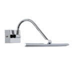 GLOBOSTAR® MIRA 60434 Μοντέρνο Φωτιστικό Τοίχου - Απλίκα Καθρέπτη Μπάνιου LED 12W 1400lm 120° AC 220-240V IP44 Φυσικό Λευκό 4500K - Lumileds SMD Chip & TÜV SÜD Driver - Νίκελ Χρώμιο - Μ60 x Π20 x Υ13cm - 3 Χρόνια Εγγύηση - Image 4