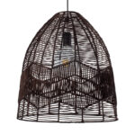 GLOBOSTAR® ALOHA 01752 Boho Κρεμαστό Φωτιστικό Οροφής με Ντουί 1 x E27 AC 220-240V IP20 - Καφέ - Μ45 x Π45 x Υ48cm - Image 2