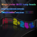GLOBOSTAR® MATRIX GLB-106-0003 Εύκαμπτη Κυλιόμενη Ψηφιακή Επιγραφή 59.5x12cm P6 96x16 Pixel LED 10W DC 5V 2A με USB 2.0 Αδιάβροχο IP65 Πολύχρωμο RGB - Bluetooth Control μέσω iPIXEL APP - Μ59.5 x Π0.2 x Υ12cm - 2 Χρόνια Εγγύηση - Image 3