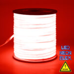 GLOBOSTAR® NEOTUBE 70583 Ταινία Neon Flex LED 12W/m 600lm/m 360° DC 24V Αδιάβροχο IP65 120 x SMD2835 Chip/m Κόκκινο Dimmable - Sanan SMD Chip - Μ100 x Π1.3 x Υ1.3cm - 3 Χρόνια Εγγύηση - Image 2