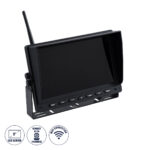 GloboStar® 86069 Έγχρωμη Οθόνη 9" WiFi για Αυτοκινητο - Φορτηγό DC 12-24V - για Σύνδεση έως 4 WiFi Κάμερες 1080P HD Οπισθοπορείας - Μαύρο - Image 2