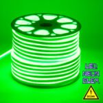GLOBOSTAR® NEOVALE 70564 Ταινία Neon Flex LED 12W/m 600lm/m 120° DC 24V Αδιάβροχο IP65 120 x SMD2835 Chip/m Πράσινο Dimmable - Sanan SMD Chip - Μ100 x Π0.8 x Υ1.6cm - 3 Χρόνια Εγγύηση - Image 2