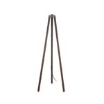 GLOBOSTAR® TRIPOD 203-0257 Μοντέρνο Επιδαπέδιο Φωτιστικό με Ντουί 1 x E27 AC 220-240V IP20 - Καφέ - Μ38 x Π38 x Υ120cm - Image 2