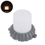 GLOBOSTAR® WALLLIGHT-MONA 90629 Μοντέρνο Φωτιστικό Τοίχου - Απλίκα LED 12W 1320lm 360° DC 24V Αδιάβροχο IP65 Θερμό Λευκό 2700K - CREE COB Chip & TÜV SÜD Driver - Γκρι Ανθρακί Ματ - Μ13 x Π13 x Υ12.5cm - 3 Χρόνια Εγγύηση - Image 2