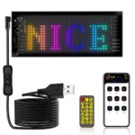 GLOBOSTAR® MATRIX GLB-106-0001 Εύκαμπτη Κυλιόμενη Ψηφιακή Επιγραφή 17.3x7cm P4 32x16 Pixel LED 10W DC 5V 2A με USB 2.0 Αδιάβροχο IP65 Πολύχρωμο RGB - Bluetooth Control μέσω iPIXEL APP - Μ17.3 x Π0.2 x Υ7cm - 2 Χρόνια Εγγύηση