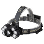 GLOBOSTAR® HEADLAMP 79061 Φακός Κεφαλής LED 30W 3000lm 15~60° DC 5V με USB-C με Επαναφορτιζόμενη Μπαταρία Li-ion 3.7V 2x18650 6000mAh Αδιάβροχο IP54 Ψυχρό Λευκό 6000K - CREE XML2-T6 Chip - Μ9.5 x Π5 x Υ5cm - 2 Χρόνια Εγγύηση - Image 2