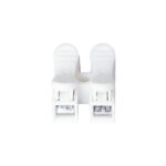 GloboStar® FAST-CONNECT 69905 Διπλή Κλέμα Ταχείας Σύνδεσης & Διακλάδωσης Καλωδίων - 2 x Είσοδοι & 2 x Έξοδοι με Συμβατή Διατομή Καλωδίων 0.2mm² έως 1mm² - 250V 2A Max - Μ2 x Π1.7 x Υ1.3cm - Λευκό - Πακέτο 20 Τεμαχίων - 5 Years Warranty - Image 3
