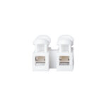 GloboStar® FAST-CONNECT 69905 Διπλή Κλέμα Ταχείας Σύνδεσης & Διακλάδωσης Καλωδίων - 2 x Είσοδοι & 2 x Έξοδοι με Συμβατή Διατομή Καλωδίων 0.2mm² έως 1mm² - 250V 2A Max - Μ2 x Π1.7 x Υ1.3cm - Λευκό - Πακέτο 20 Τεμαχίων - 5 Years Warranty - Image 5