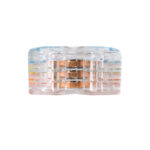 GloboStar® FAST-CONNECT 69908 Τριπλή Κλέμα Ταχείας Σύνδεσης & Διακλάδωσης Καλωδίων - 3 x Είσοδοι & 3 x Έξοδοι με Συμβατή Διατομή Καλωδίων 0.08mm² έως 2.5mm² - 250V/4KV 32A Max - Μ4 x Π4 x Υ1.5cm - Διάφανο με Πορτοκαλί, Κίτρινο & Μπλε - Πακέτο 5 Τεμαχίων - 5 Years Warranty - Image 5