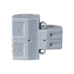 GLOBOSTAR® FAST-CONNECT 69914 Κλέμα Ταχείας Σύνδεσης & Διακλάδωσης Καλωδίων - 2 x Είσοδοι & 6 x Έξοδοι με Συμβατή Διατομή Καλωδίων 0.08mm² έως 2.5mm² - 250V/4KV 32A Max IP20 - Γκρι με Πορτοκαλί & Μπλε - Μ3.6 x Π4 x Υ1.5cm - Πακέτο 5 Τεμαχίων - Image 6
