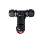 GLOBOSTAR® FAST-CONNECT 69917 Τριπλός Τ Σύνδεσμος Ταχείας Σύνδεσης & Διακλάδωσης Καλωδίων - 1 x Είσοδος & 2 x Έξοδος - Εσωτερική Τριπλή Κλέμα με Συμβατή Διατομή Καλωδίων 3 x 0.5mm² έως 3 x 2.5mm² - 450V 24A Max Αδιάβροχο IP68 - Μαύρο - Μ10 x Π10 x Υ3cm - Image 4