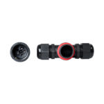 GLOBOSTAR® FAST-CONNECT 69917 Τριπλός Τ Σύνδεσμος Ταχείας Σύνδεσης & Διακλάδωσης Καλωδίων - 1 x Είσοδος & 2 x Έξοδος - Εσωτερική Τριπλή Κλέμα με Συμβατή Διατομή Καλωδίων 3 x 0.5mm² έως 3 x 2.5mm² - 450V 24A Max Αδιάβροχο IP68 - Μαύρο - Μ10 x Π10 x Υ3cm - Image 6
