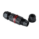 GLOBOSTAR® FAST-CONNECT 69919 Διπλός Ι Σύνδεσμος Ταχείας Σύνδεσης & Διακλάδωσης Καλωδίων - 1 x Είσοδος & 1 x Έξοδος - Εσωτερική Διπλή Κλέμα με Συμβατή Διατομή Καλωδίων 2 x 0.5mm² έως 2 x 1.5mm² - 450V 16A Max Αδιάβροχο IP68 - Μαύρο - Μ9 x Π2.5 x Υ2.5cm - Image 3