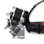 GloboStar® 69926 Φορητός Φακός Κεφαλής Επαναφορτιζόμενος LED Luminus 1 x CREE XM-L2 T6 & 2 XPE LED CHIP x 30W 3000lm 60° Μοιρών με 2 x 18650 Μπαταρία 4400mAh USB 2.0 - 4 Modes - Αδιάβροχο IP54 Ψυχρό Λευκό 6000K Μ7.5 x Π7 x Υ6cm - Image 6