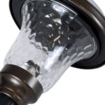 GloboStar® 69927 ΣΕΤ 4 Τεμαχίων Αυτόνομα Ηλιακά Φωτιστικά LED SMD 0.24W/Τεμ. 24lm/Τεμ. με Ενσωματωμένη Μπαταρία 600mAh - Φωτοβολταϊκό Πάνελ με Αισθητήρα Ημέρας-Νύχτας Αδιάβροχο IP65 Φανάρι Κήπου Στρογγυλό Ψυχρό Λευκό 6000K Φ12 x Υ23cm - Image 6