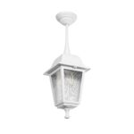 GLOBOSTAR® SOLME 203-0219 Vintage Φωτιστικό Οροφής με Ντουί 1 x E27 AC 220-240V IP44 - Λευκό - Μ15 x Π15 x Υ27cm - Image 2