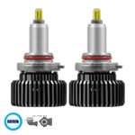 GloboStar® 82066 H10 360° Line Extreme KIT Βασικού Φωτισμού Αυτοκινήτου & Φορτηγού 3rd Generation Can-Bus Extreme Truck Series LED CREE CXB COB 120W 16800lm DC 9-32V Αδιάβροχο IP66 Ψυχρό Λευκό 6000K - Image 2