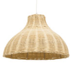 GLOBOSTAR® MAYOTTE 00724 Boho Κρεμαστό Φωτιστικό Οροφής με Ντουί 1 x E27 AC 220-240V IP20 - Μπεζ - Μ40 x Π40 x Υ28cm - Image 2