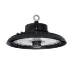 GLOBOSTAR® INDUSTRY 61706 Βιομηχανικό Φωτιστικό Καμπάνα High Bay UFO Τεχνολογίας Smart Group Linkable Control System 2.4Ghz με Αισθητήρα Κίνησης Microwave LED 200W 30000lm SDCM<5 90° AC 85-265V Αδιάβροχο IP65 IK08 Φυσικό Λευκό 5000K - 338 x Sanan Opto SMD Chip & TÜV SÜD Driver - Μαύρο Χυτό Αλουμίνιο - Μ30 x Π30 x Υ16cm - 5 Χρόνια Εγγύηση - Image 2