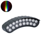 GloboStar® TREELIGHT-KINA 90686 Κυρτή Μπάρα Φωτισμού Wall Washer με Αντιθαμβωτική Γρίλια Ειδική για Φυτά - Δέντρα LED 18W 1530lm 15° DC 24V Αδιάβροχο IP67 L24.5 x W7 x H8cm RGBW DMX512 - Γκρι Ανθρακί - 3 Years Warranty - Image 2