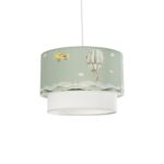 GLOBOSTAR® BALLON 204-0120 Παιδικό Κρεμαστό Φωτιστικό Οροφής με Ντουί 1 x E27 AC 220-240V IP20 - Πολύχρωμο - Μ30 x Π30 x Υ20cm - Image 2