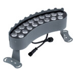 GloboStar® TREELIGHT-KINA 90685 Κυρτή Μπάρα Φωτισμού Wall Washer με Αντιθαμβωτική Γρίλια Ειδική για Φυτά - Δέντρα LED 18W 1710lm 30° DC 24V Αδιάβροχο IP65 Μ25 x Π6.5 x Υ6cm Φυσικό Λευκό 4500K - Γκρι Ανθρακί - 3 Years Warranty - Image 3