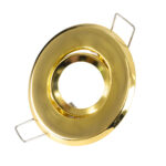 GLOBOSTAR® ORO 77804 Χωνευτή Κινούμενη Βάση για Σποτ MR11 με Ντουί GU10/GU5.3 IP20 - Χρυσό Πλατίνα - Μ7 x Π7 x Υ2.1cm / Q5.5cm - Image 2