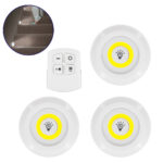 GLOBOSTAR® NEONSIGN 79044 Διακοσμητικό Φωτιστικό Τοίχου Νυκτός με RF Ασύρματο Χειριστήριο LED 6W 600lm 120° DC 3.6V με 11xAAA Μπαταρίες IP20 Ψυχρό Λευκό 6000K Dimmable - Μ9 x Π2.3 x Υ9cm - Πακέτο 3 Τεμαχίων - 2 Χρόνια Εγγύηση - Image 2