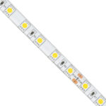 GLOBOSTAR® LUMAR 70321 Ταινία LED 14.4W/m 1368lm/m 120° DC 24V Αδιάβροχη IP65 60 x SMD5050 Chip/m Φυσικό Λευκό 4500K Dimmable - Sanan SMD Chip - Μ500 x Π1 x Υ0.2cm - Ρολό 5 Μέτρων - 5 Χρόνια Εγγύηση - Image 3