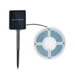 GLOBOSTAR® SOLARSTRIP 70420 Σετ Ταινίας με Αισθητήρα Ημέρας-Νύχτας LED 3W 120lm 120° DC 5V με Φωτοβολταϊκό Panel 5V 0.3W Αδιάβροχο IP65 90 x SMD2835 Chip Θερμό Λευκό 2700K Dimmable - Sanan SMD Chip - Μ300 x Π0.8 x Υ0.3cm - Ρολό 3 Μέτρων - 2 Χρόνια Εγγύηση - Image 2